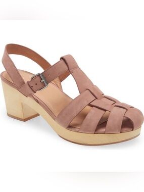 Madewell The Fisherman Sandal Clog size 8